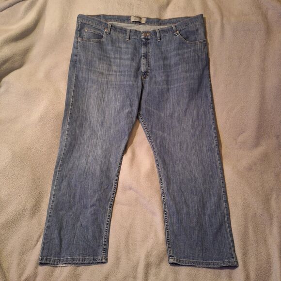 WRANGLER AUTHENTICS Men Jeans 48x32 (49x30.5) Relaxed Fit Flex 10ZM200ST Blue - Picture 2 of 13